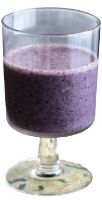Blueberry smoothie for ducks